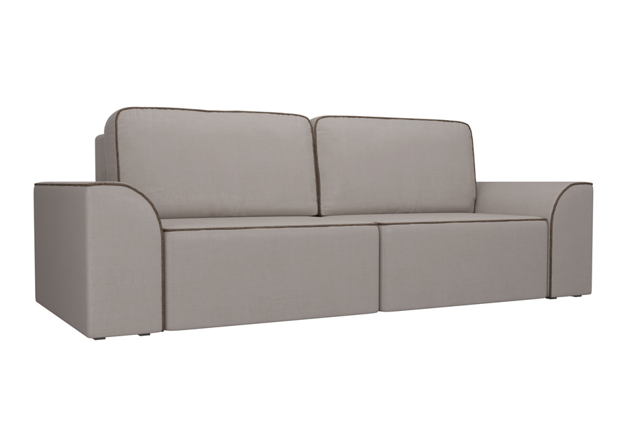 Прямой диван «Вилсон» (рогожка/бежевый) белый от компании «Фран мебель» – 1 фото
