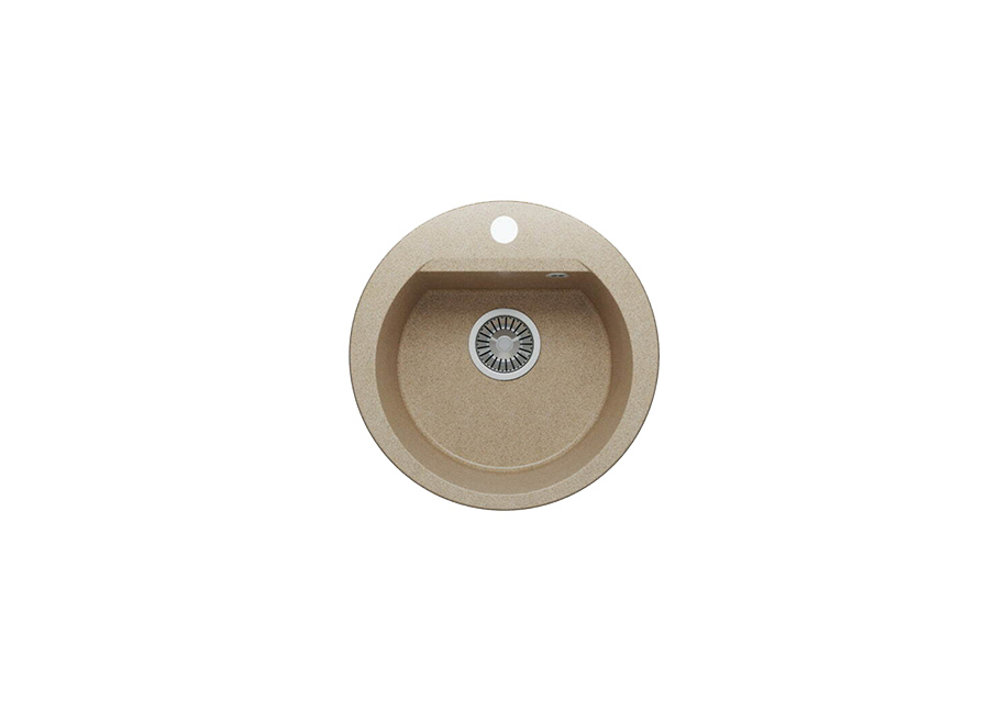 Мойка Polygran Atol-460 (№302 песочный) белый от компании «Фран мебель» – 1 фото