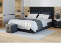 Кровать Liberty 1600х2000, п\м (nitro black) белый от компании «Фран мебель» – 1 фото