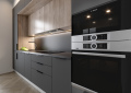 Кухня «Лондон» (серый) белый от компании «Фран мебель» – 4 фото