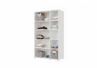 Шкаф 3 ств 1200 (Белый/бетон) белый от компании «Фран мебель» – 5 фото