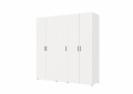 Шкаф 5 ств 2500 (Белый) белый от компании «Фран мебель» – 1 фото