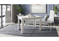 Стол «Норман» тип 1 (Белый/Стекло белый глянец) белый от компании «Фран мебель» – 3 фото