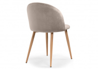 Стул на металлокаркасе Aldo beige / wood белый от компании «Фран мебель» – 3 фото