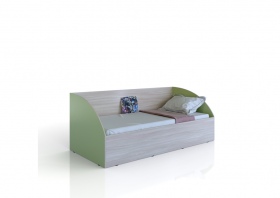 Кровать СВ-90 «Ларс» (Умка) зелёный бархат